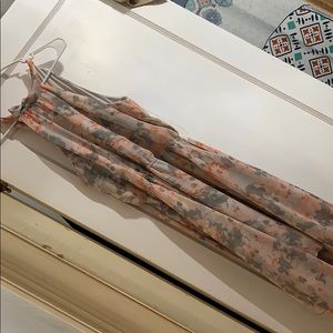 Light grey floral dress